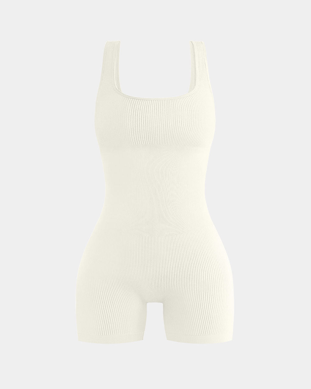 Square Neck Sleeveless Romper