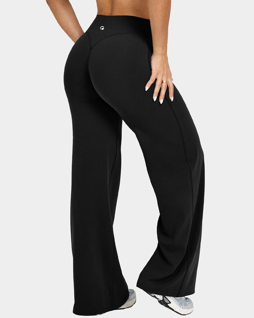High Waist Stretch Casual Soft Straight Leg Bottoms