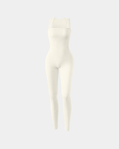 Women Jumpsuits Square Neck Sleeveless