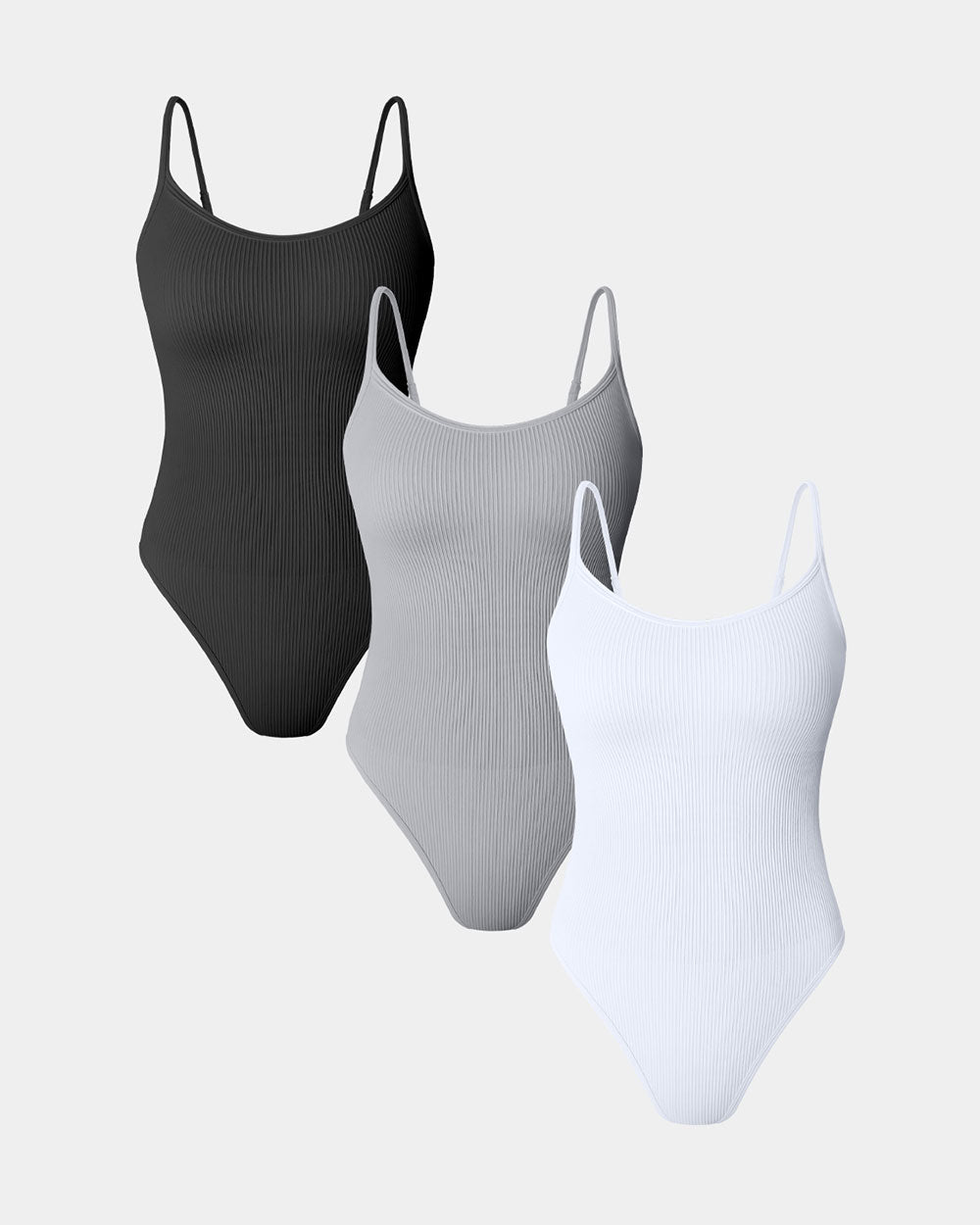 Sleeveless Adjustable Spaghetti Strip Bodysuits