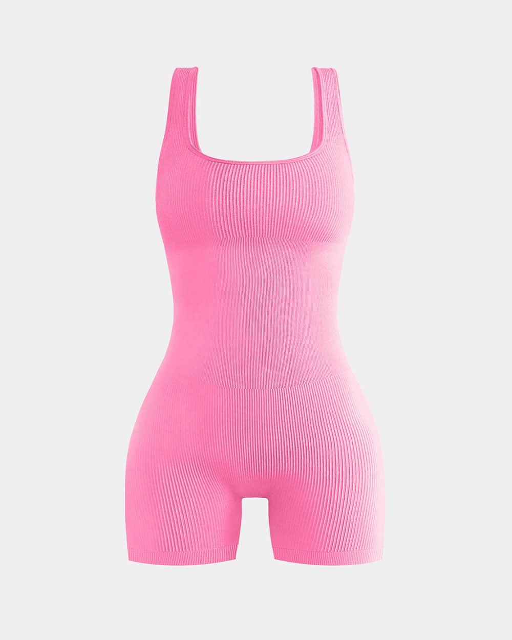 Square Neck Sleeveless Romper