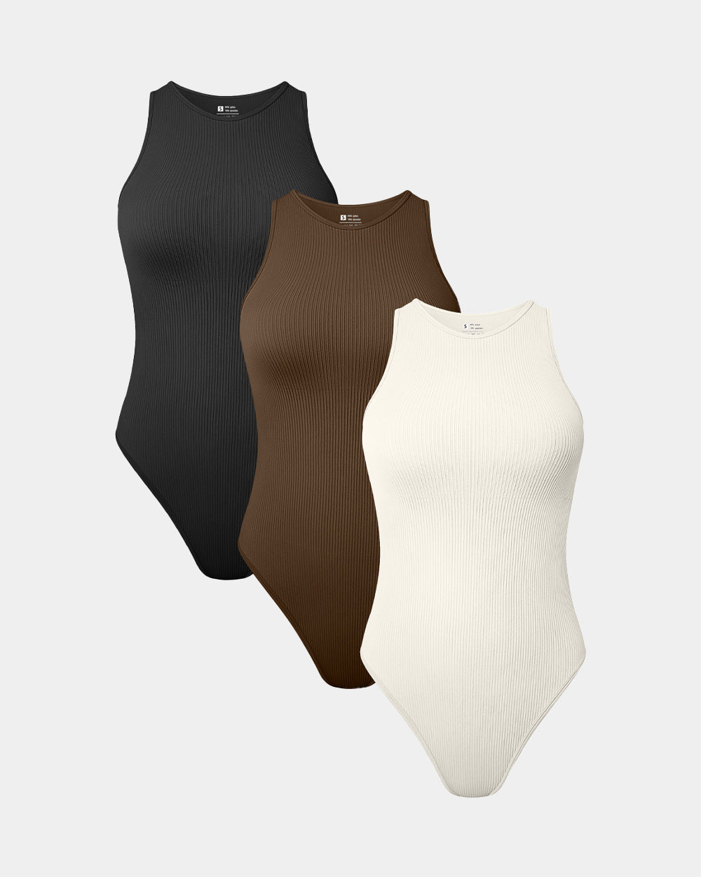 Sleeveless Halter Neck Bodysuits