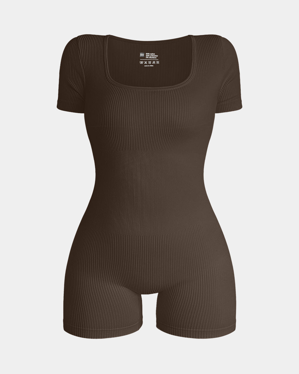 Square Neck Exercise Rompers