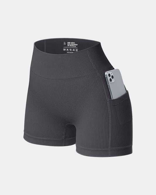 Women High Waist Yoga Shorts