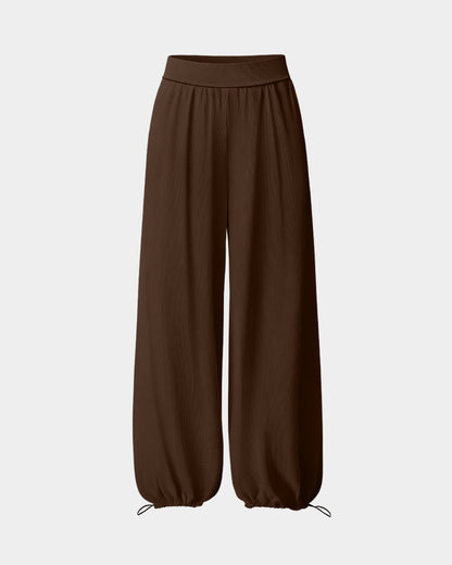 Wide Leg High Waist Lounge Adjustable Legging