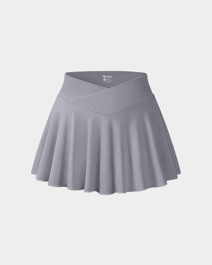 Sexy Stretchy Cross Over Casual Skirts