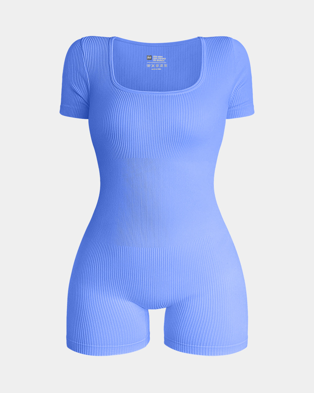 Square Neck Exercise Rompers