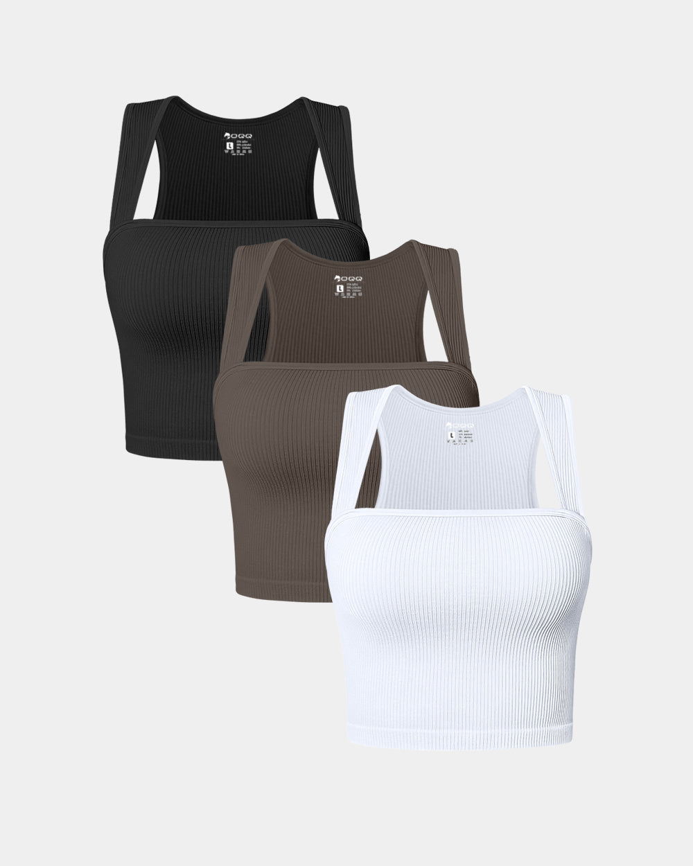 Sleeveless Square Neck Tops