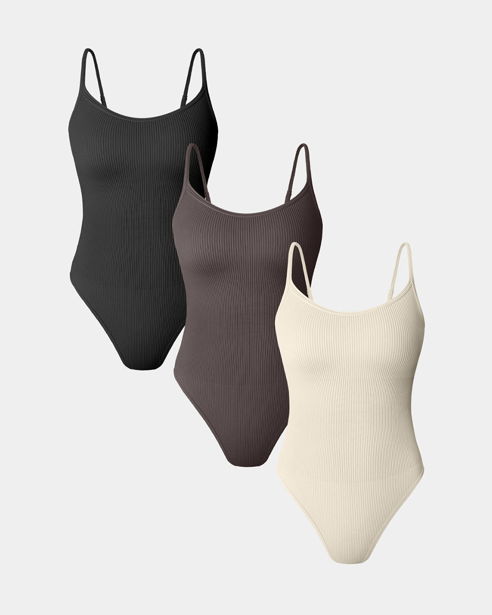 Sleeveless Adjustable Spaghetti Strip Bodysuits
