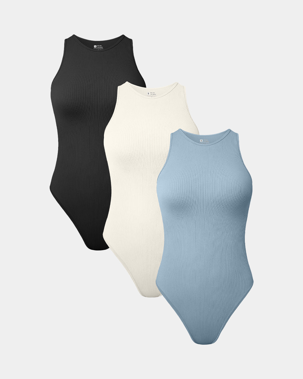 Sleeveless Halter Neck Bodysuits