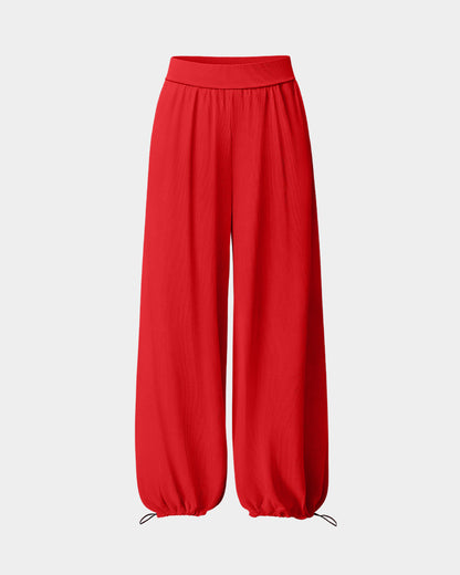 Wide Leg High Waist Lounge Adjustable Legging