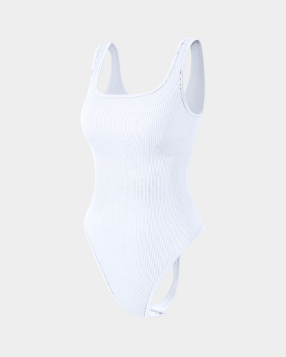 Sleeveless Square Neck Thongs Bodysuits