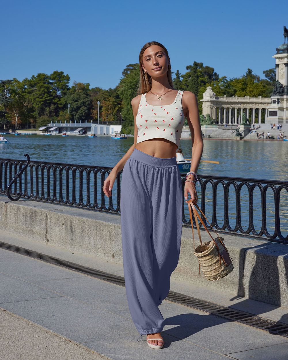 Wide Leg High Waist Lounge Adjustable Legging