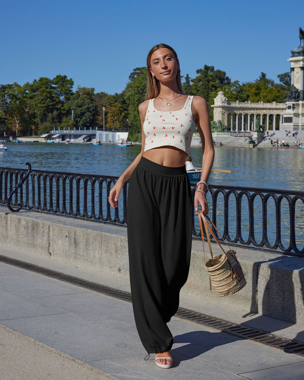 Wide Leg High Waist Lounge Adjustable Legging