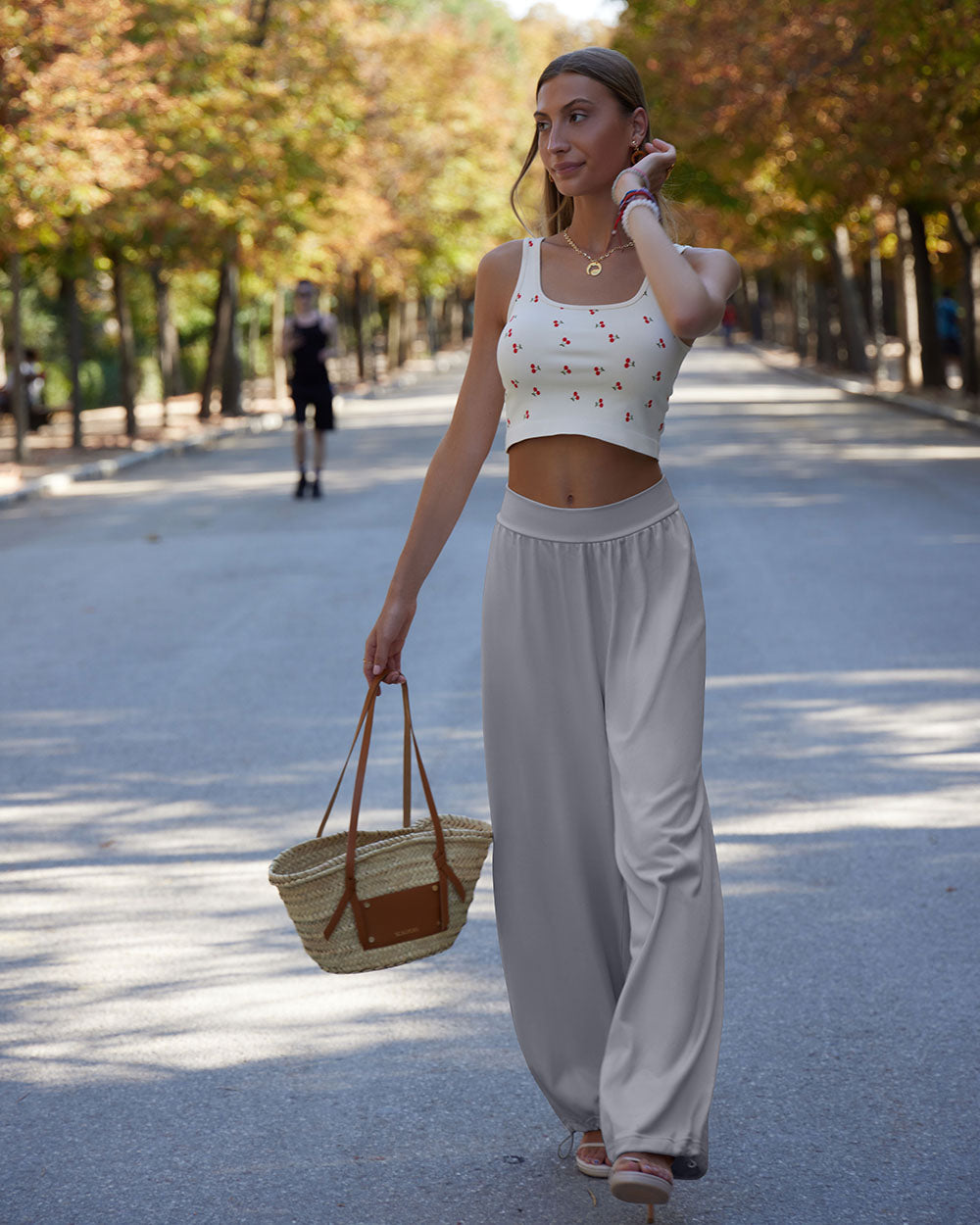 Wide Leg High Waist Lounge Adjustable Legging