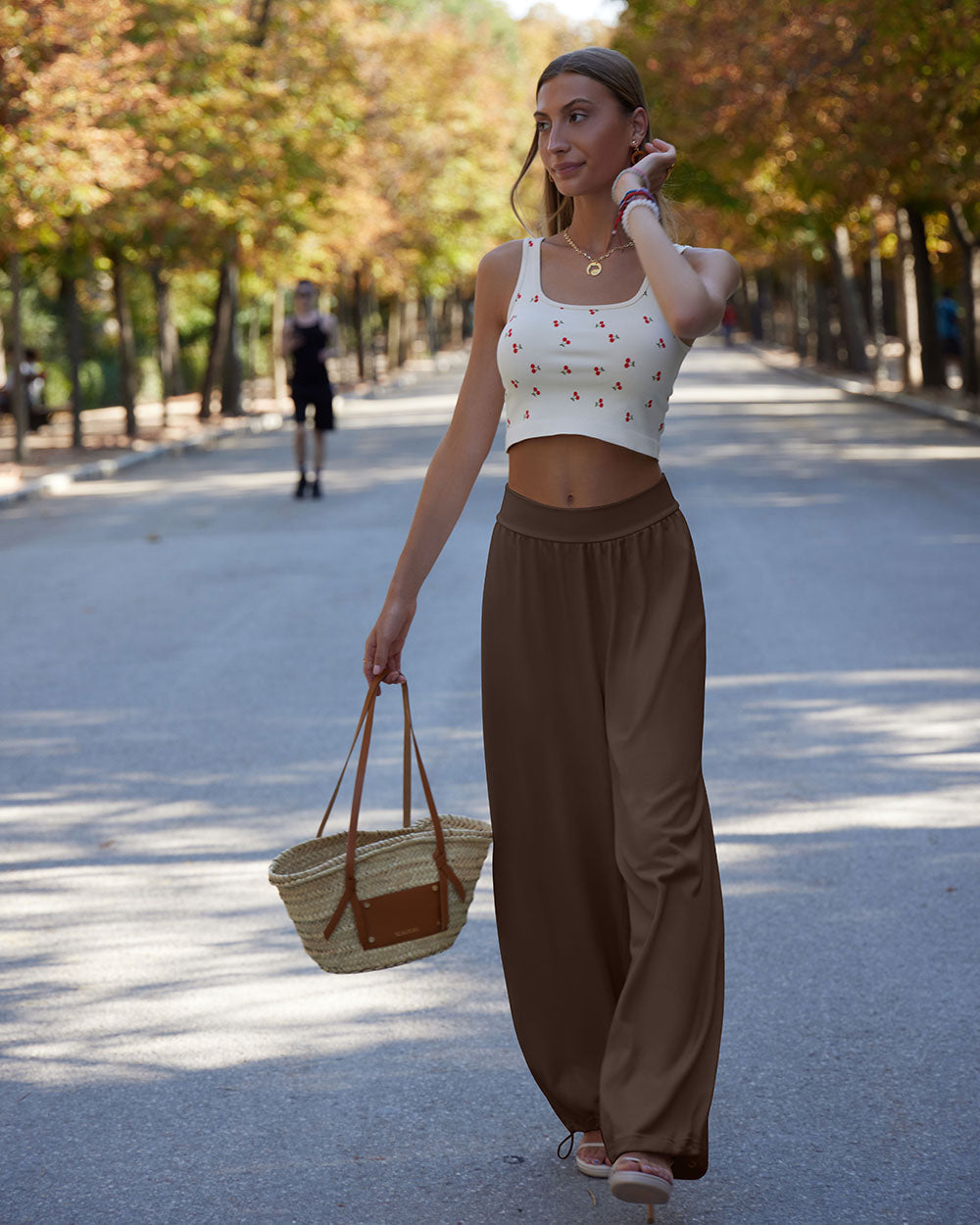 Wide Leg High Waist Lounge Adjustable Legging