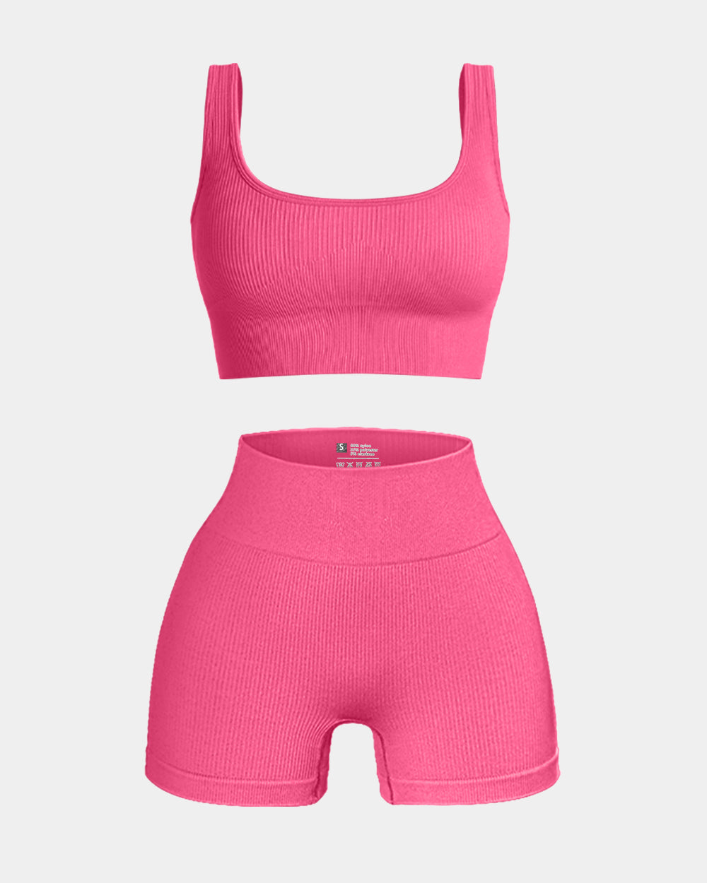 High Waist Leggings with Sports Bra Exercise Set