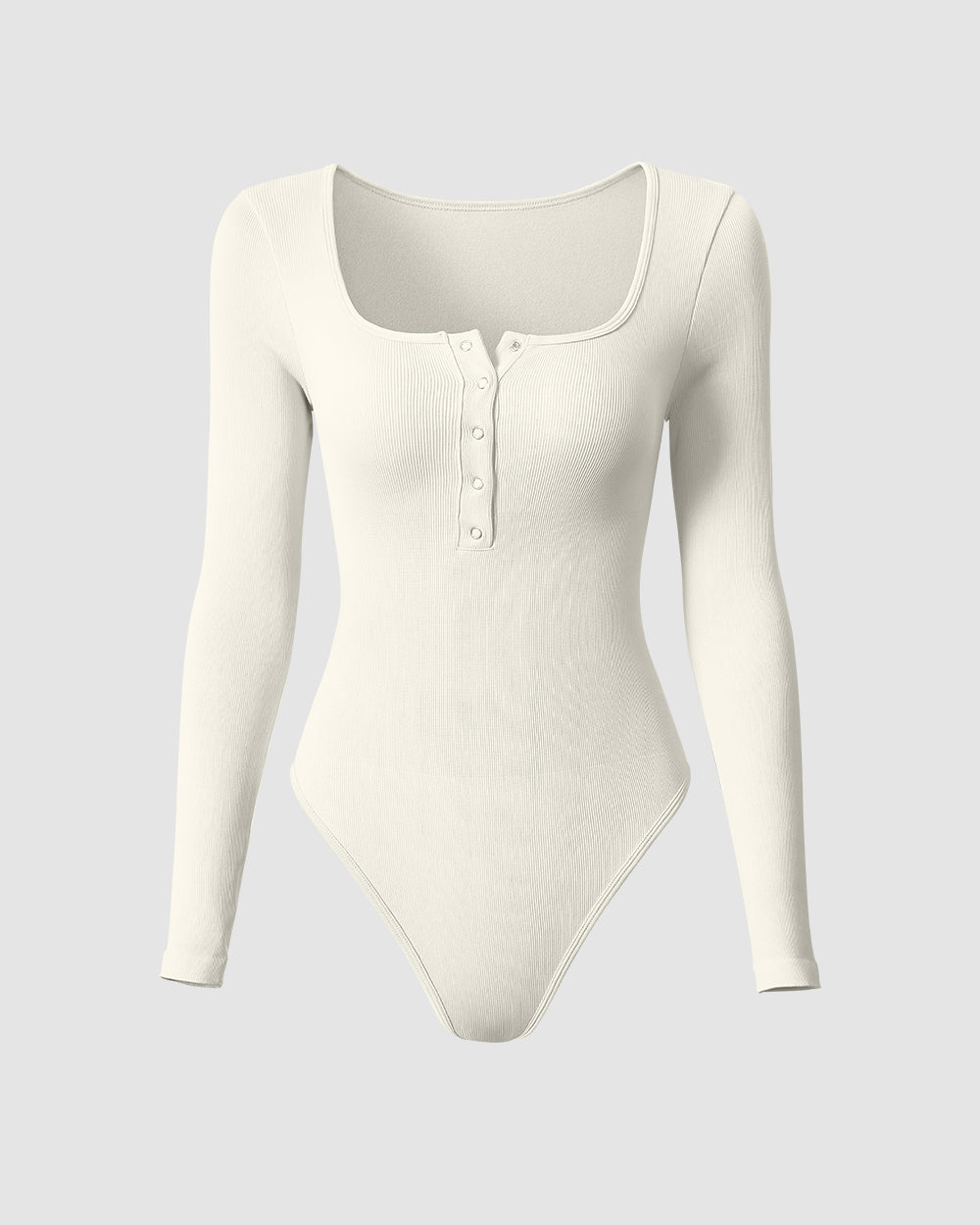 Long Sleeve Square Neck Bodysuits