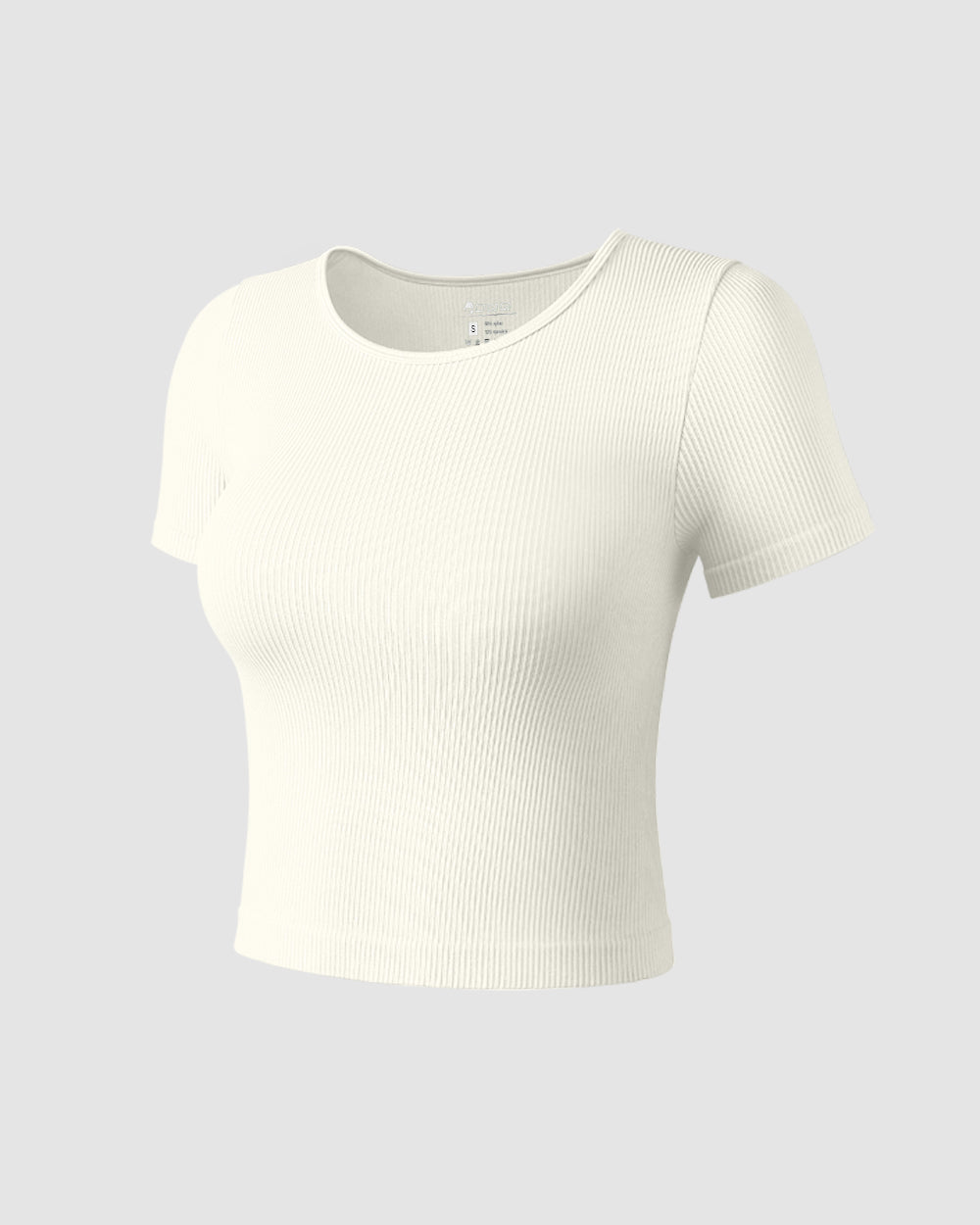 Short Sleeve Crew NeckTee Crop Tops
