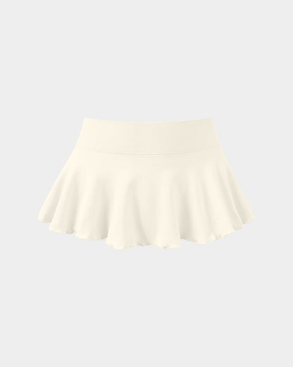 Skirts 2 in 1 Flowy Flared Casual Skirts