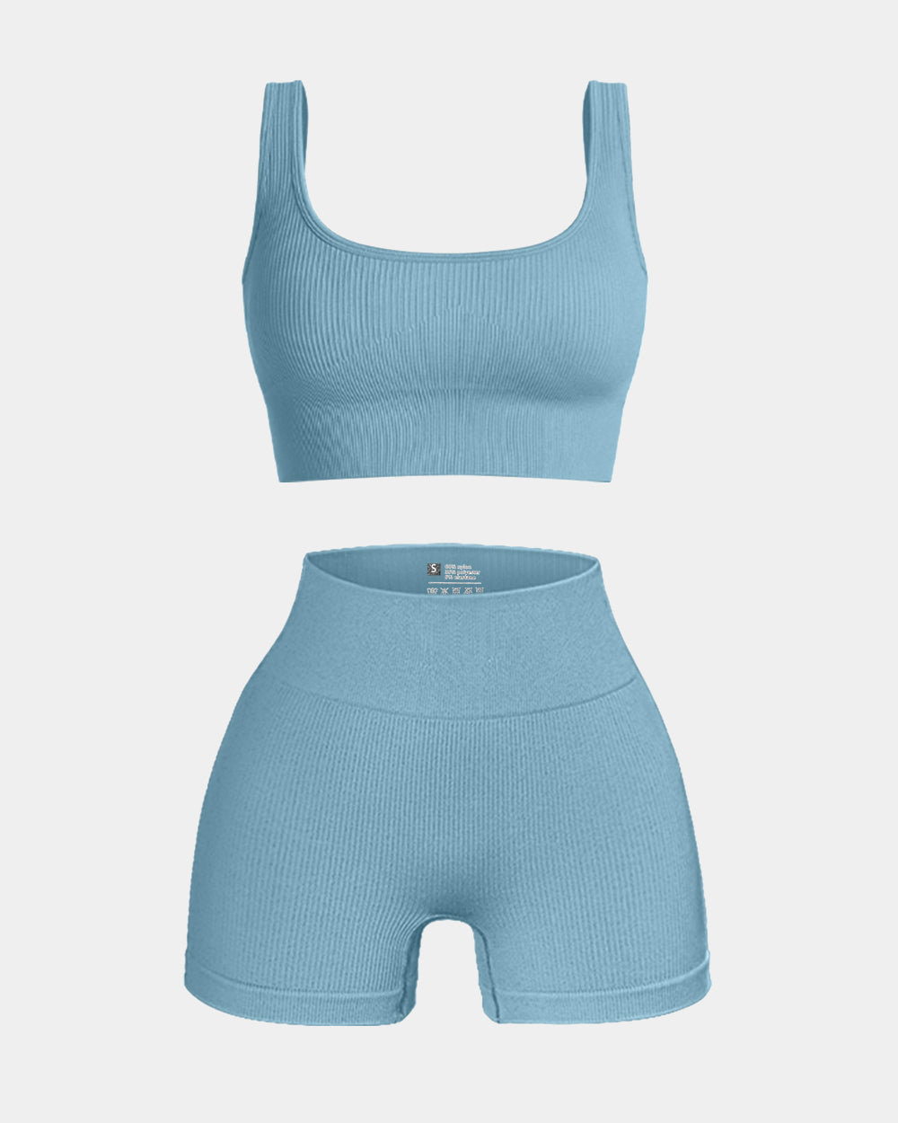 High Waist Leggings with Sports Bra Exercise Set