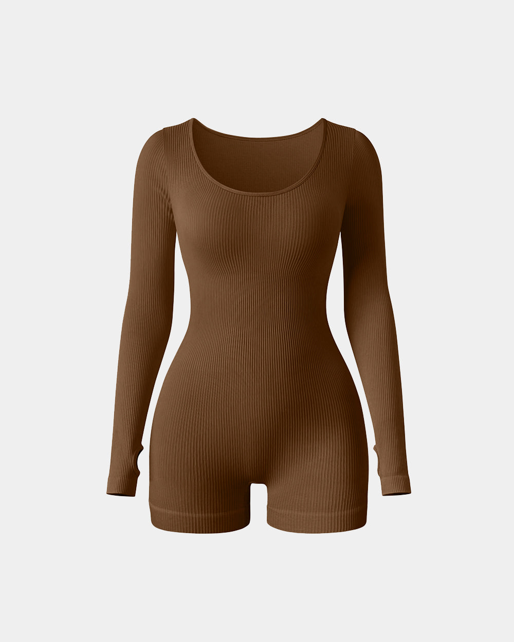Long Sleeve Round Neck  Rompers