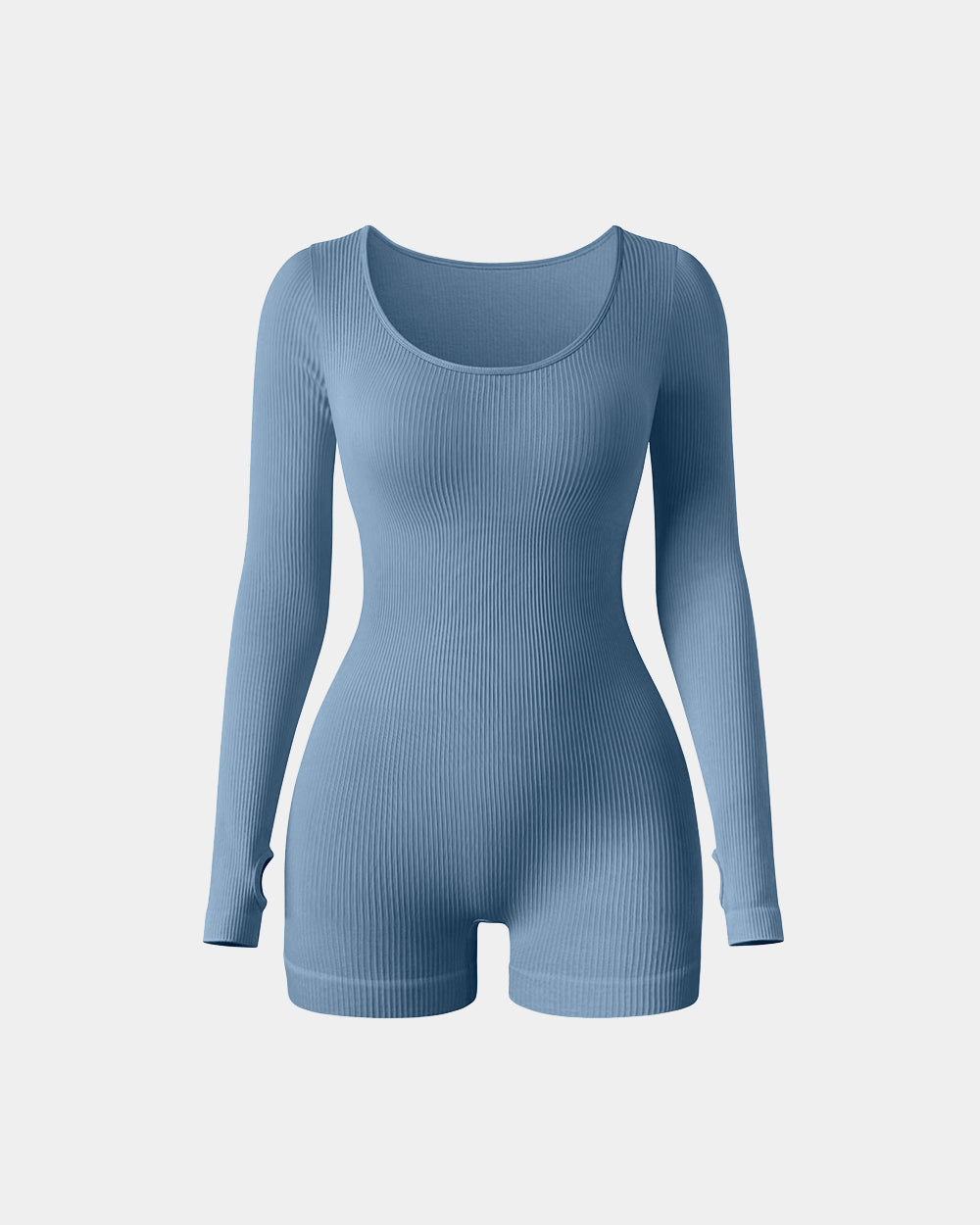 Long Sleeve Round Neck  Rompers