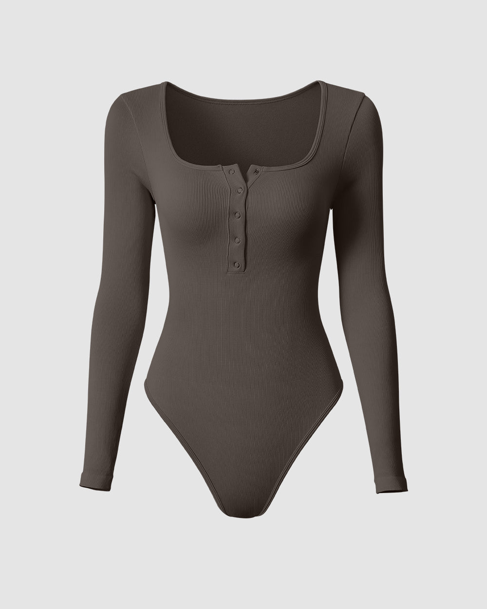 Long Sleeve Square Neck Bodysuits