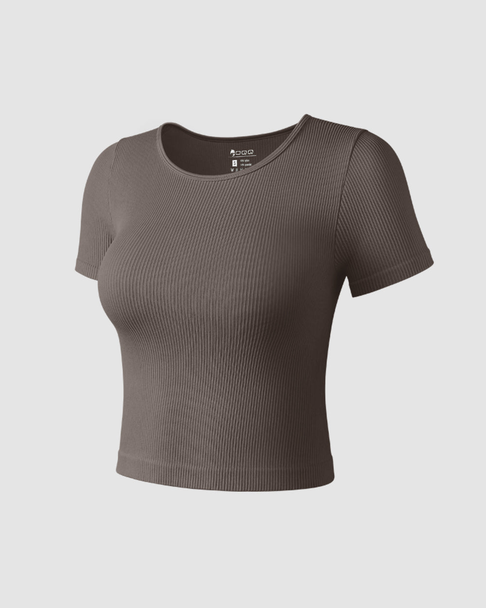 Short Sleeve Crew NeckTee Crop Tops