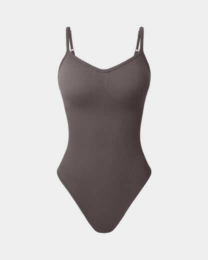 Sleeveless Adjustable Spaghetti Strips  Bodysuits