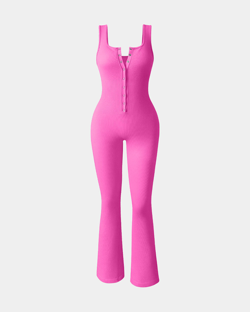 Ribbed Bell Bottoms  Flare Jumpsuits