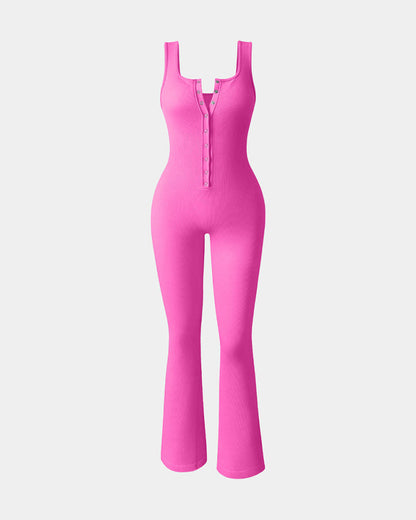 Ribbed Bell Bottoms  Flare Jumpsuits