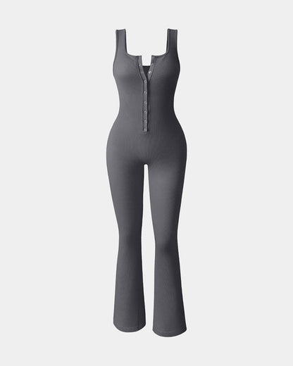 Ribbed Bell Bottoms  Flare Jumpsuits