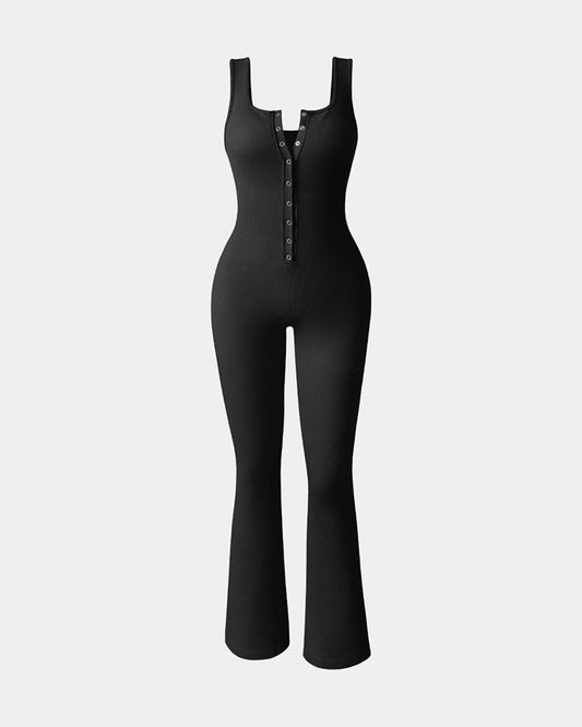 Ribbed Bell Bottoms  Flare Jumpsuits
