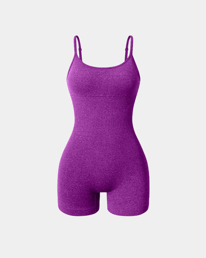 Spaghetti Strap Padded  Bra JumpSuits