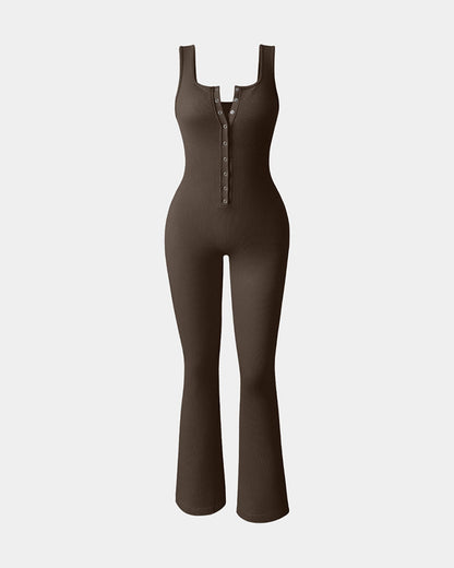 Ribbed Bell Bottoms  Flare Jumpsuits