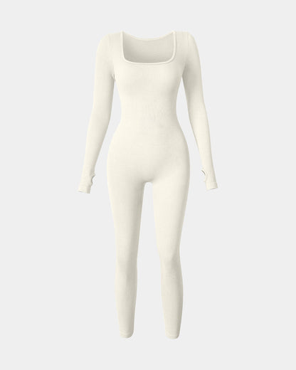 Long Sleeve Sport Jumpsuits