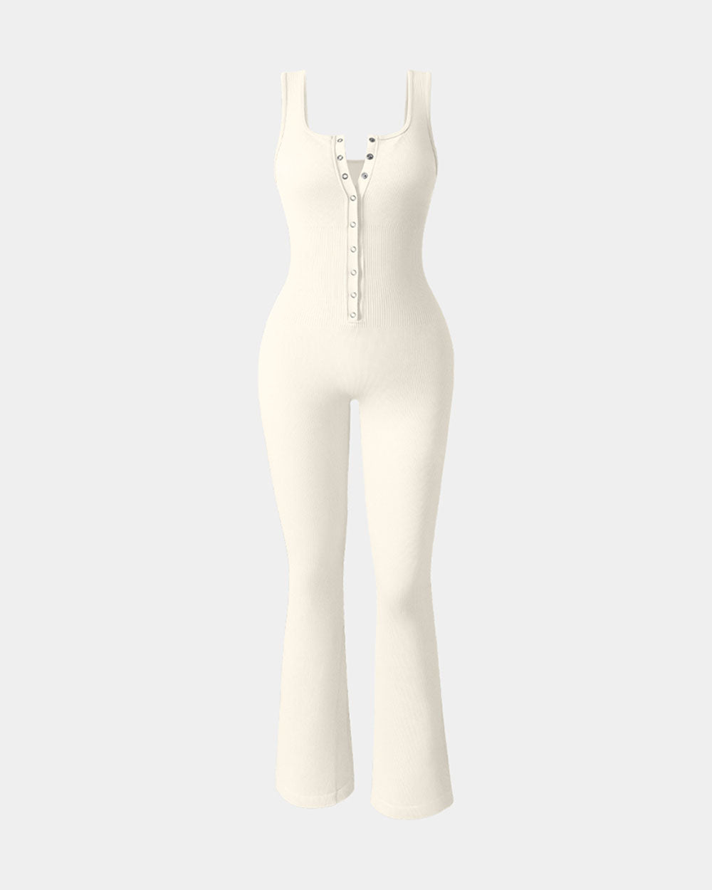 Ribbed Bell Bottoms  Flare Jumpsuits