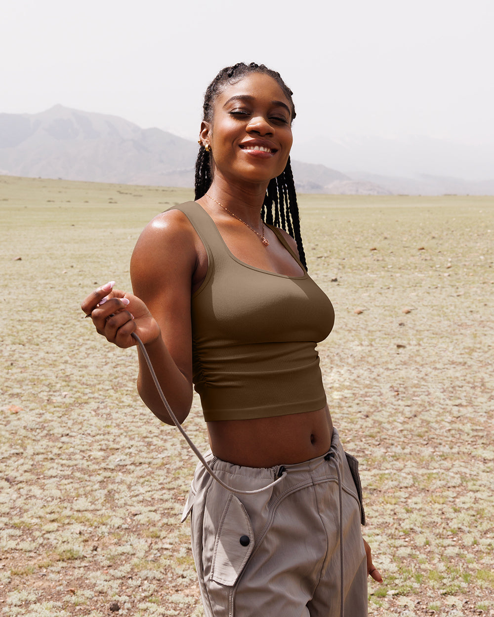 Sleeveless  Square Neck Shirts